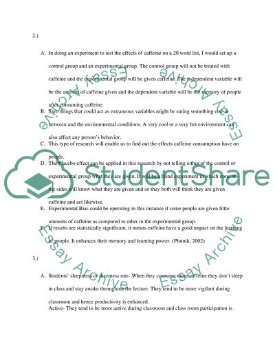 Classical Conditioning, Stimulus Generalization and Systematic Desensitization