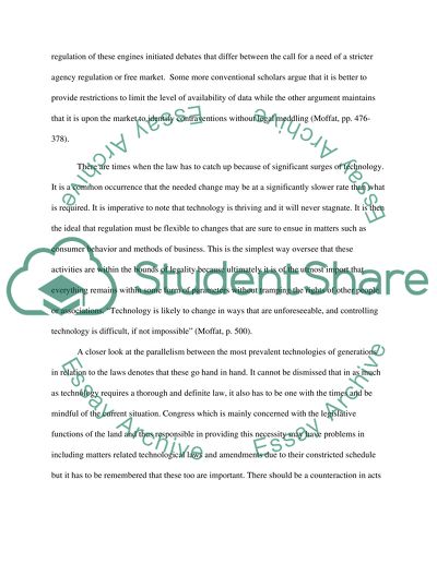 How does Technology Affect the Law, How does the Law Affect Technology