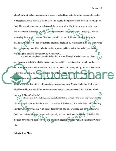 Was Martin Luther Repulsing God