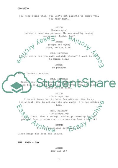 Original Script: Childrens Home Love