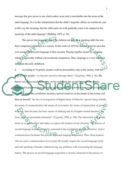 The Issues in Language Learning