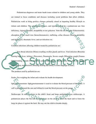 The Pediatric Specialist