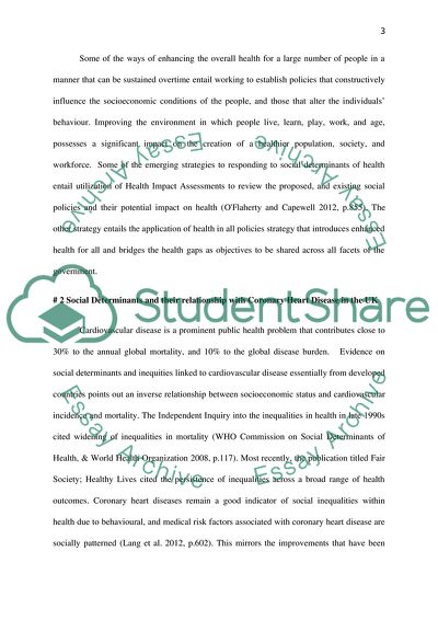 The Social Determinants of Health and Their Importance in Public Health Work