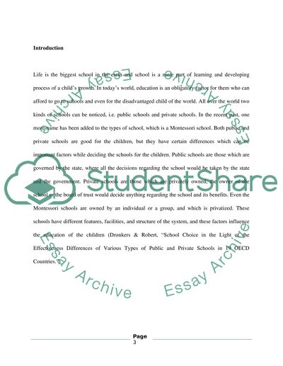 Comparison of Advantages and Disadvantages of Public and Private Schools