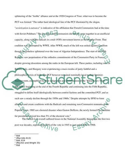 French Politics and Public Policy