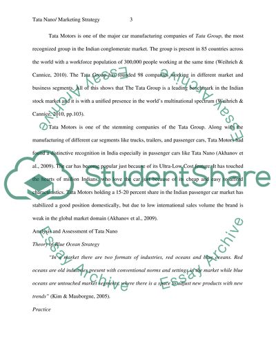 Tata International Marketing Analysis