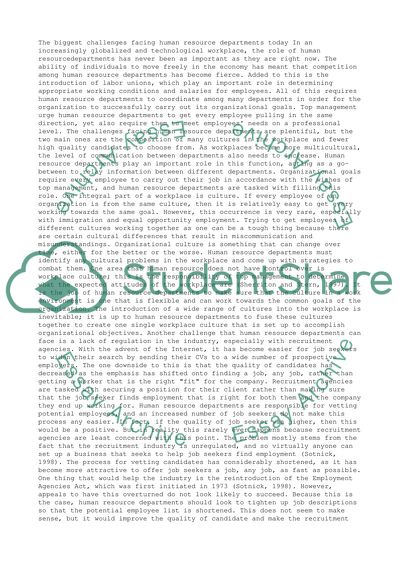 The Biggest Challenges Facing Human Resource Departments Today
