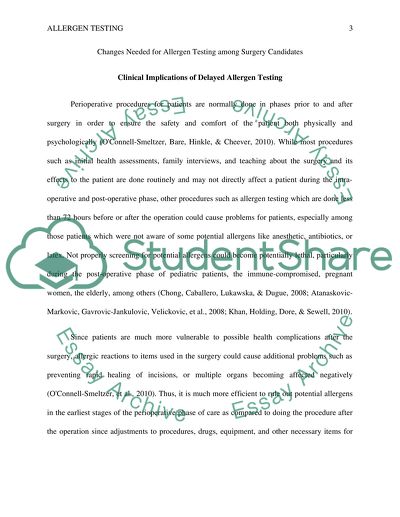 Clinical Implications of Delayed Allergen Testing