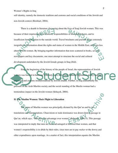 Womens Rights in Iraq