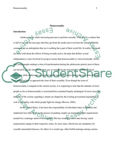 Government Strategies on Homosexuality