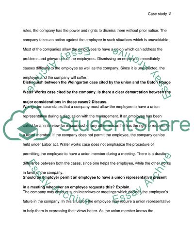 Dismissing an Employee: Close Call