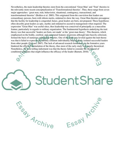 Leadership in a Cross-Cultural Context