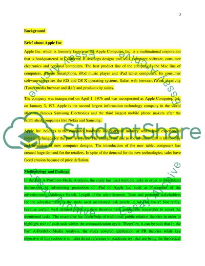 Constructionist Model in Apple Inc