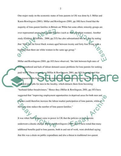 Afro-Caribbean Lone Parent