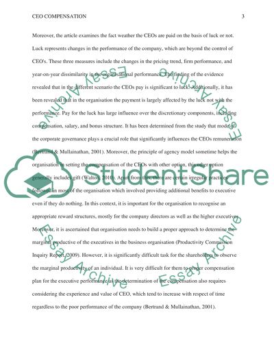 What Is Executive Compensation