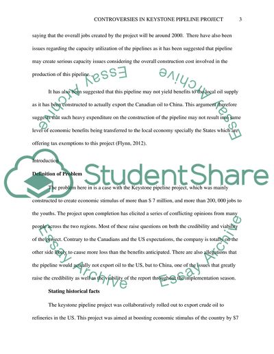 Controversies in Keystone Pipeline Project