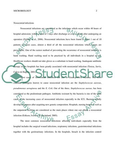 Nosocomial Infections