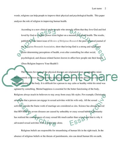 Can Religion Improve Your Health