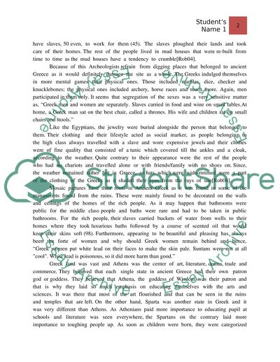 Book report on Greek People