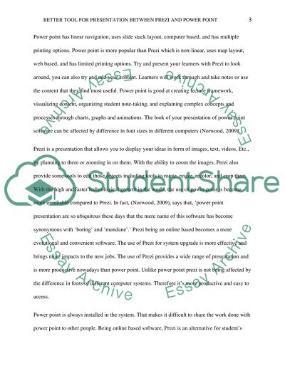 Better Tool for Presentation between Prezi and Power Point