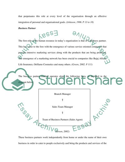 The Changing Role of HR