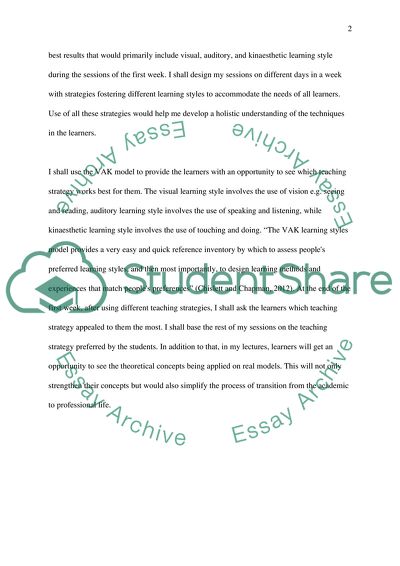 Approaches to Teaching and Learning