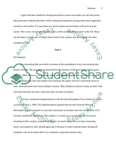 Responses to Students Posting