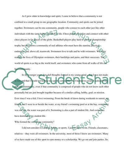 Olympian Swimming Community