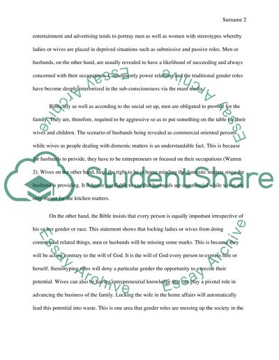 Gender and the Media