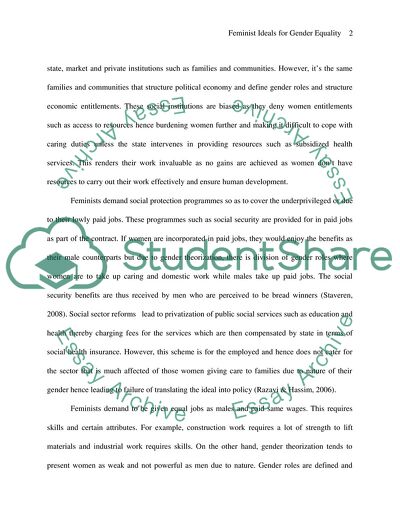 The Concept of Feminism