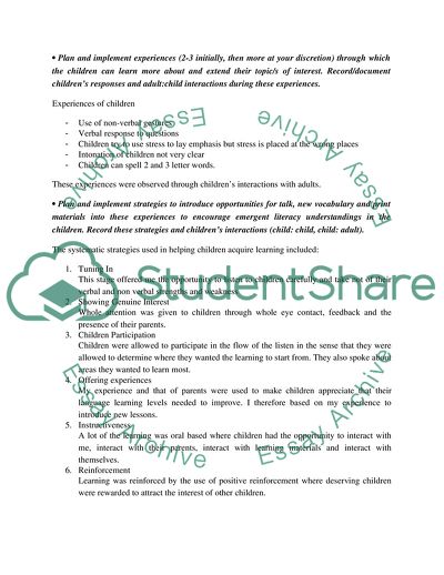 Assessment of the Language Learning Process: Natural Acquisition of Language