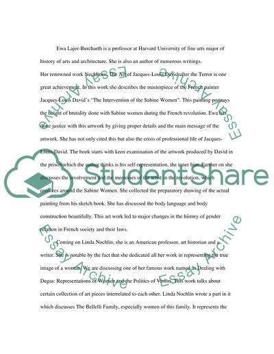 Modern Art, Culture and Issues of Class and Gender