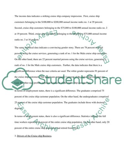 Drivers of the Cunard Cruise Ship Business