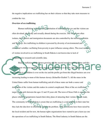 Sex trafficking in South Dakota