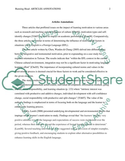 Articles annotation Annotated Bibliography Example | Topics and Well ...
