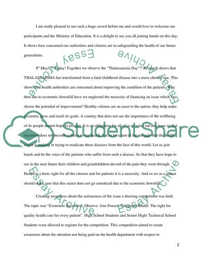 Drawing Competition Award Ceremony