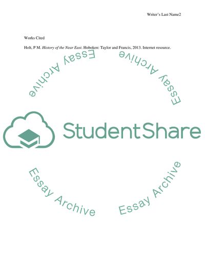 A History of the Near East Book