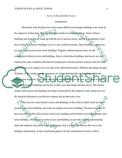 Comparison of Tower of Pisa and Eiffel Tower