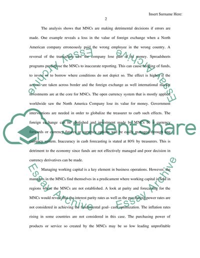 International Monetary Relations