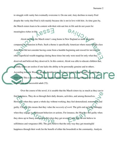 Little women essay
