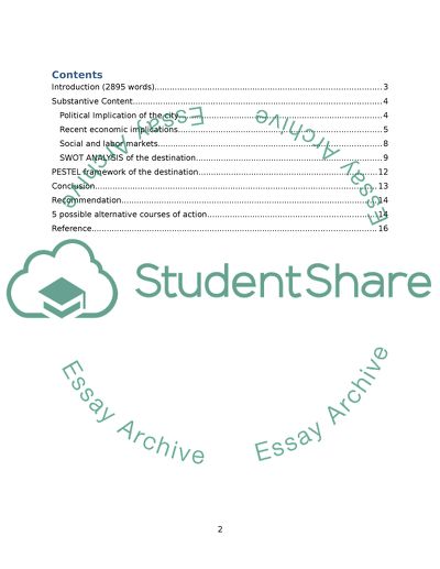 Tourism Business Plan for the New York City