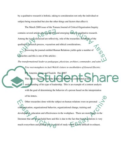 Qualitative social research