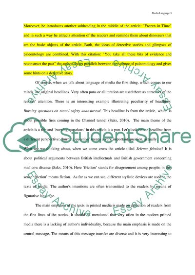 Media Language Innovations