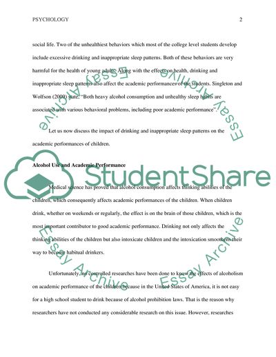 A Close Relationship Between Alcohol Consumption