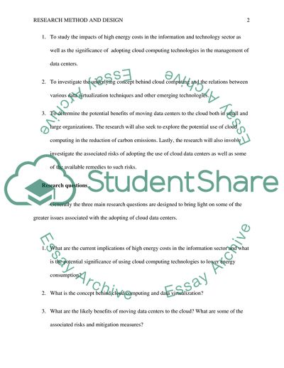 Impact of Energy Costs in Information and Technology Sector and Adopting Cloud Computing Technologies