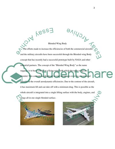 Forces in Aerodynamics: Blended Wing Body