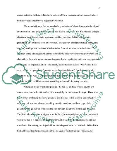 Is Stem Cell Research Morally Right