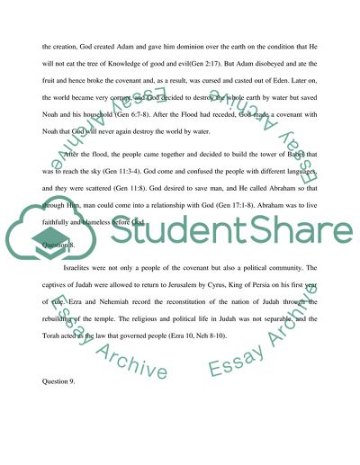 Egyptian Mythology, Egyptians and Tanakh Creations Story