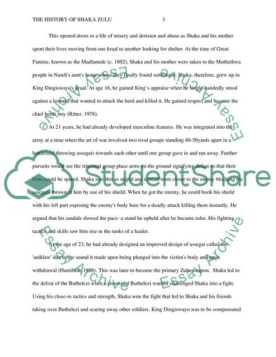 king shaka essay grade 10