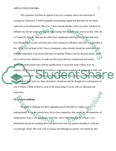 Immediate Post-MBA Professional Goals